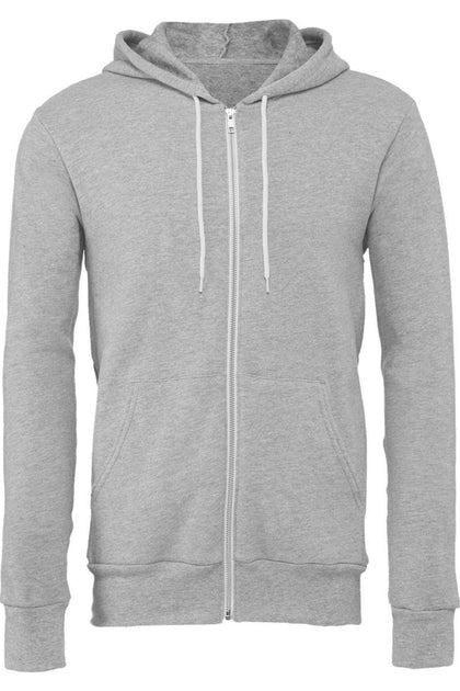 BELLA + CANVAS Sponge Fleece Full-Zip Hoodie Multi XXXLarge 2