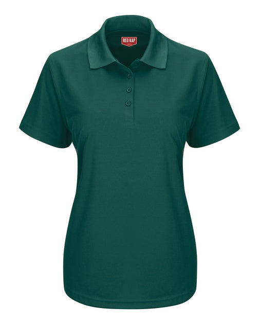 Red Kap Damen Kurzarm Performance Knit Core Polo Weiß Small 3