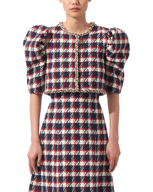 Carolina Herrera Chain Collar Top Multi US 12 2