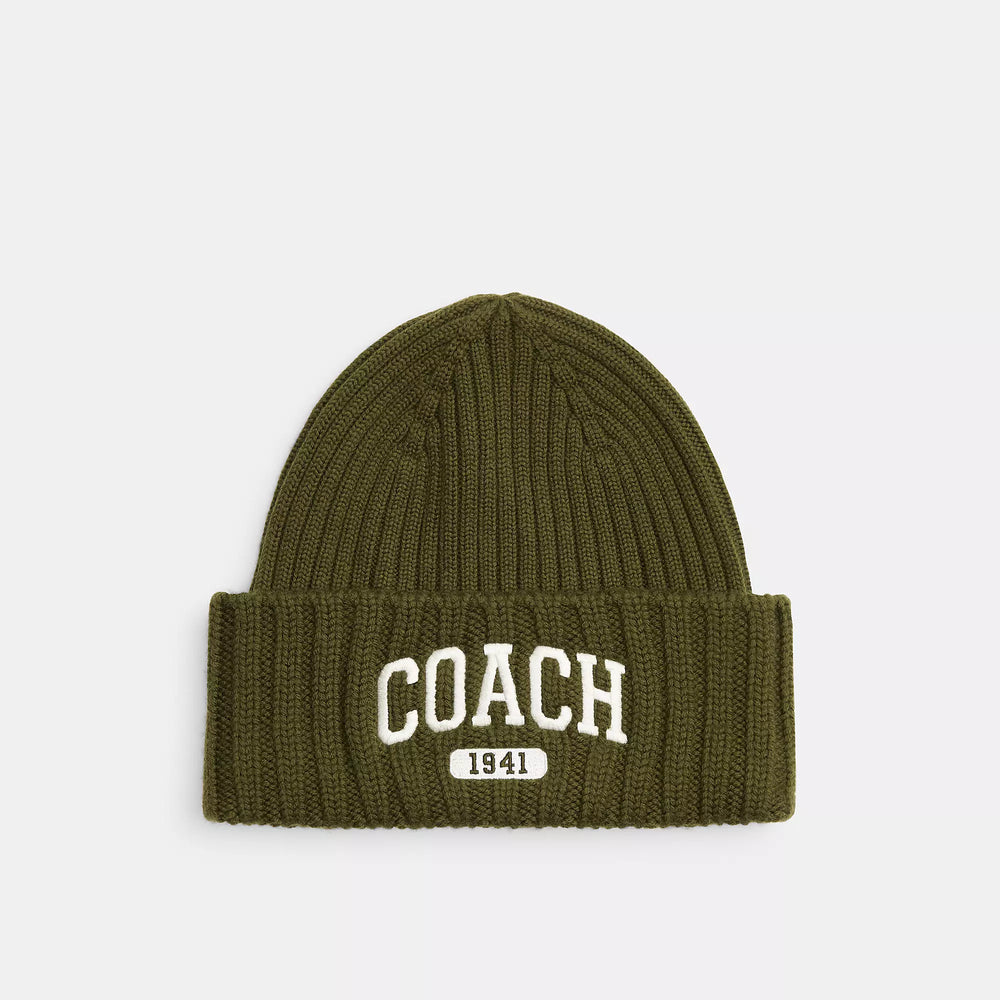 Coach Outlet Coach 1941 Embroidered Knit Beanie | ShopSimon