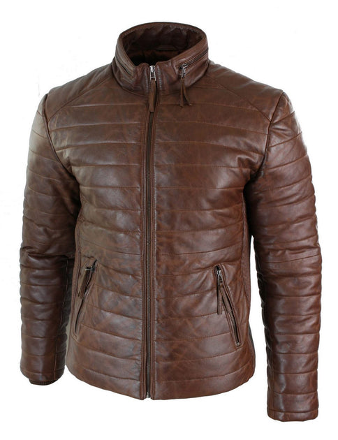 TruClothing Puffer Jacket Leather Black XXXLarge 3