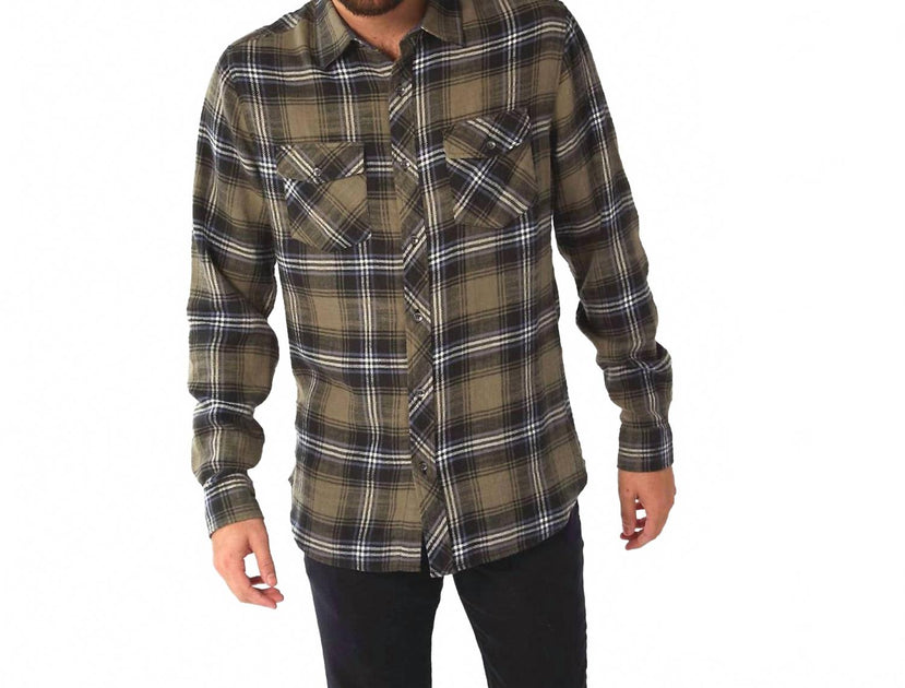 PX Dennis Flannel Shirt Brown XLarge 3