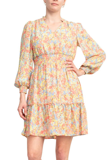 TRUEDAMES Chiffon Shiftkleid Multi US 10 3