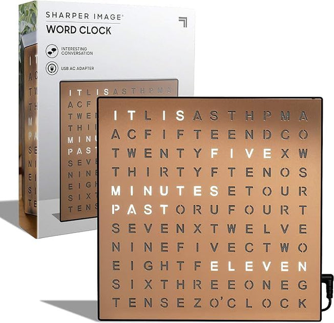 Sharper LED Word Clock Black 3