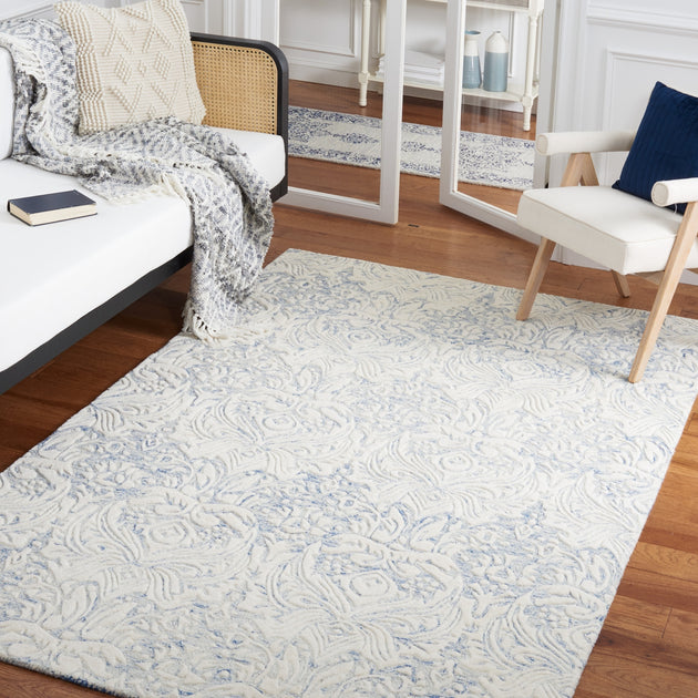 Safavieh MET850 Area Rug Blue/Ivory 2