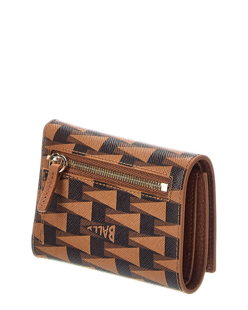 Bally Pennant Leather Card Holder | ShopSimon