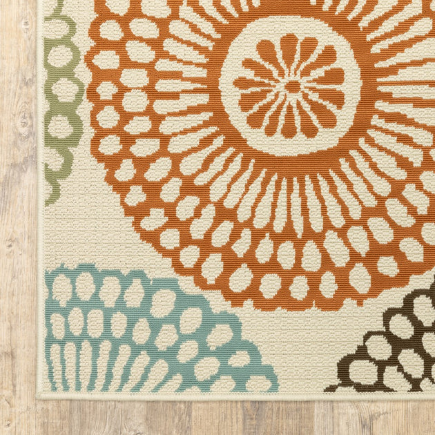 Hivvago Area Rug Beige 2x4 ft 4