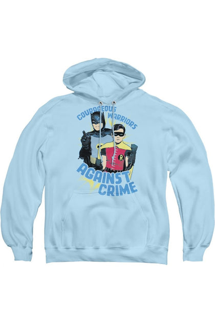 Gildan Batman Classic Tv Courageous Warriors Hoodie Blue XXL 2