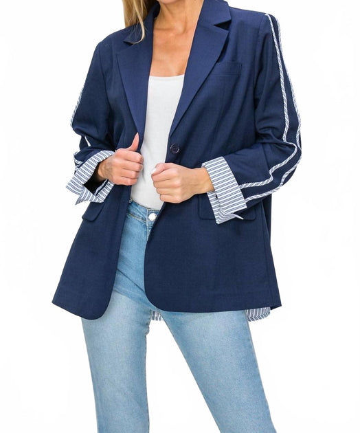 Joh Mary Blazer Blue Medium 2