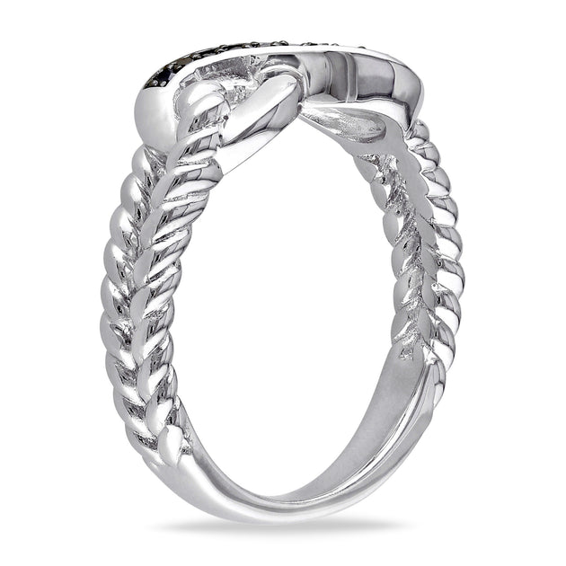 Mimi & Max Infinity Link Ring Silver US 6 4