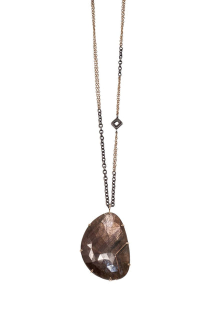 Jamie Joseph Sapphire Necklace Black One Size 2