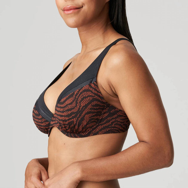 PrimaDonna Issambres Padded Tri Bikini Top Black 36E 4