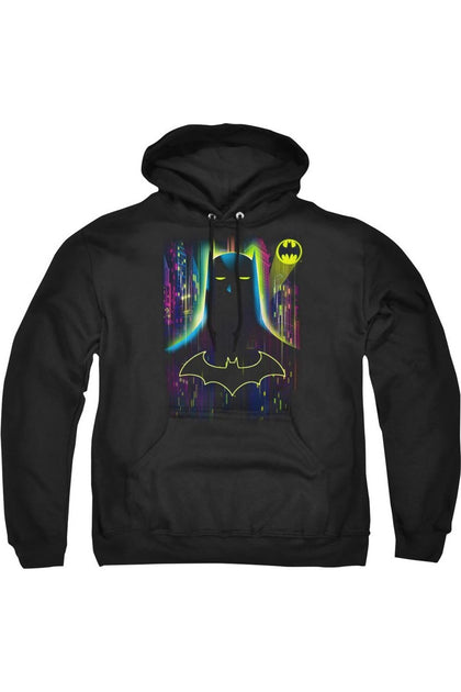 Gildan Batman Knight Lights Hoodie Black Large 2