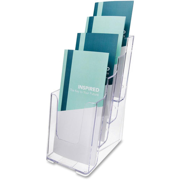 Deflecto DocuHolder 4 Pocket Clear Plastic 2