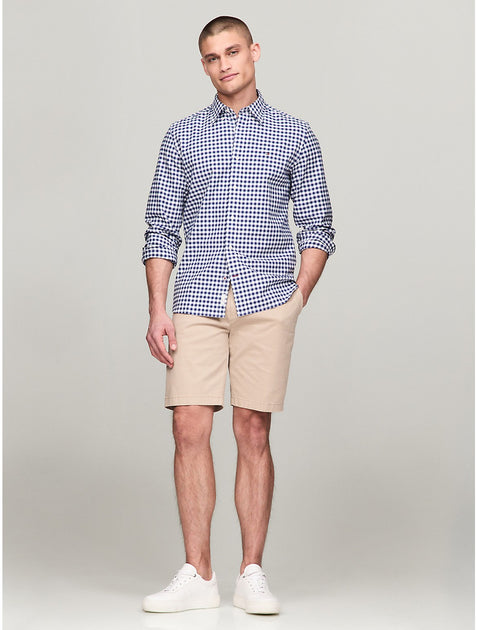 Tommy Hilfiger Herren Gingham Oxford Hemd Blau Medium 3