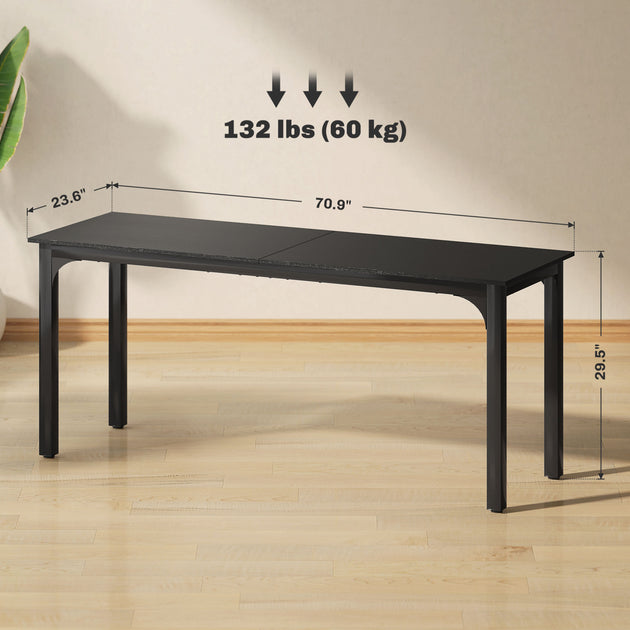 GOODSILO Modern Computer Desk Black 4