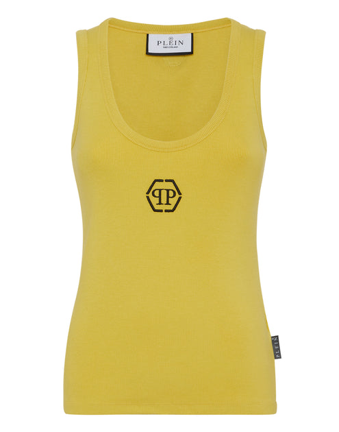 Philipp Plein Hexagon Tank Top White Small 2