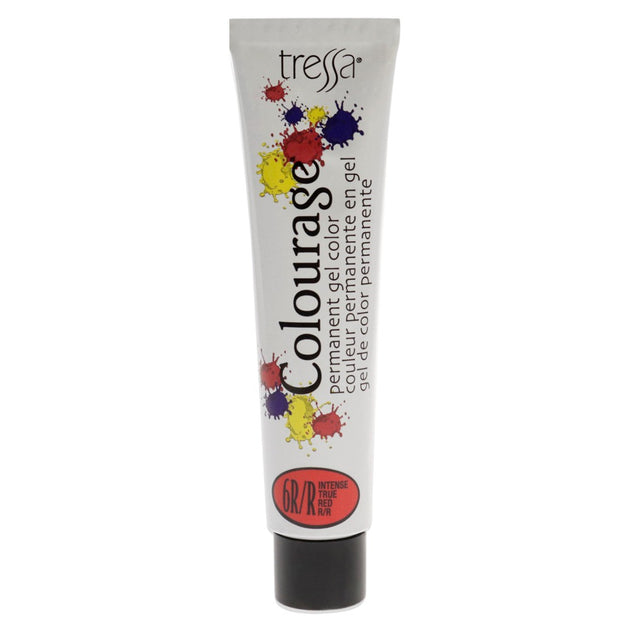 Tressa Colourage Permanent Gel Color 6RR Intense True Red Red 2 oz 3
