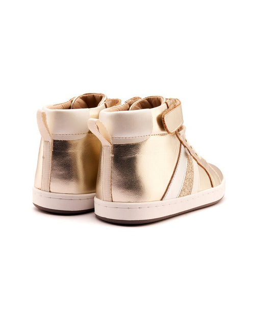 Old Soles High Sun Ray Leather Sneaker Beige EU 25 4