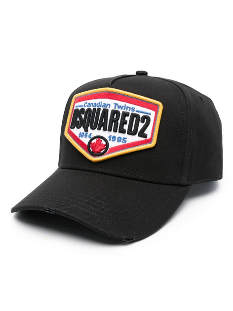 Dsquared2 Structured Front Panel Cap Black 2