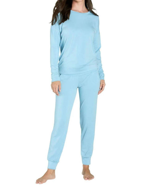 Twelve Eighty Eight Laguna Loungewear Set Blue Medium 2