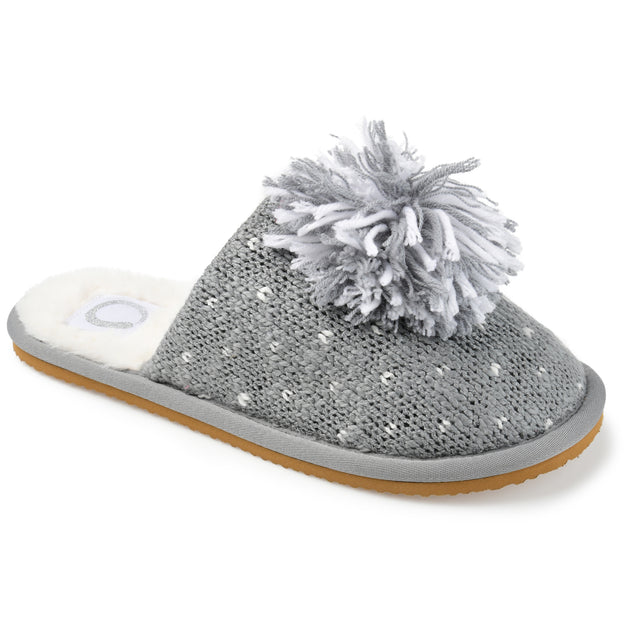 Journee Collection Stardust Slipper Black US 8 2