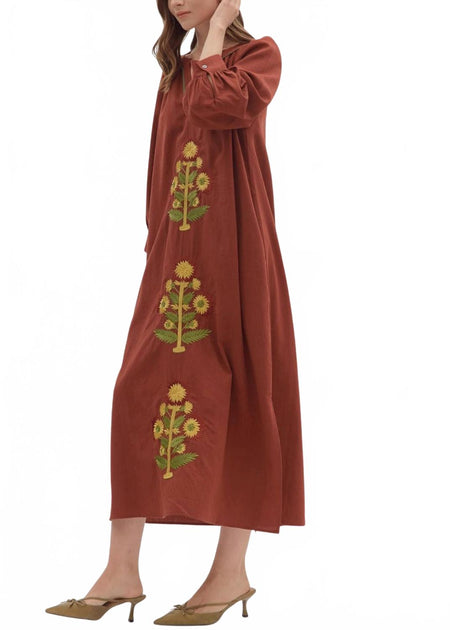 entro Katy Blockprint Dress Pink Medium 3