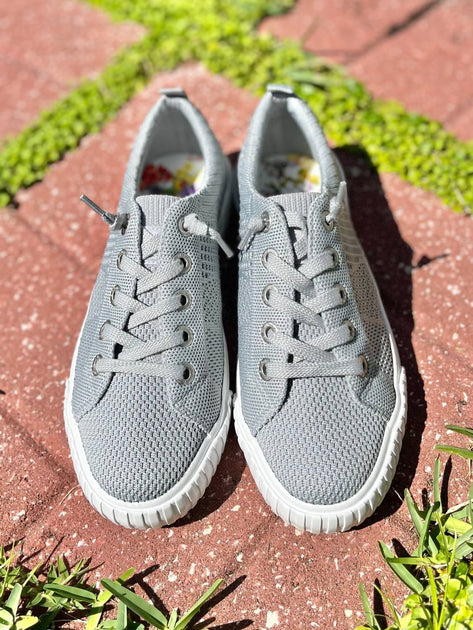 Blowfish Wistful Weave Sneaker Grey US 7.5 3