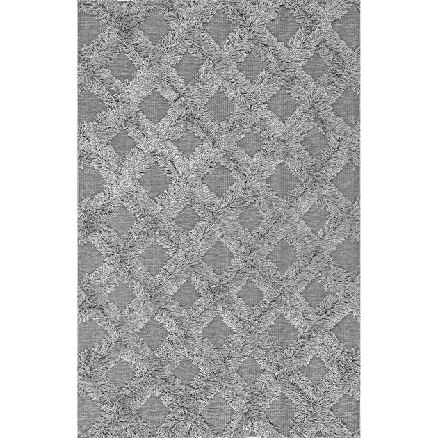 nuLOOM Francene Diamond Trellis Shaggy Area Rug 3