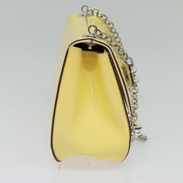 Salvatore Ferragamo Gancini Patent Leather Shoulder Bag (pre  display picture 1