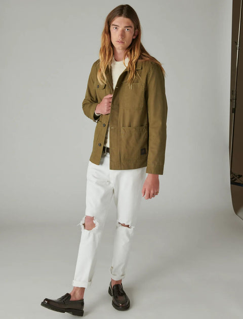 Lucky Brand Chore Jacket Yellow Medium 4