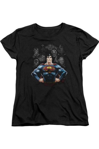 Gildan Superman Villains T-Shirt Schwarz Medium 2