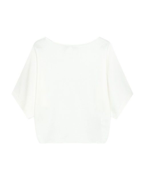 Alpha Studio Latte Kimono Sweater White EU 44 2