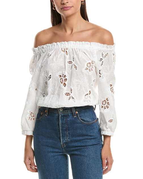 Ramy Brook Rosalia Top White XXS 2