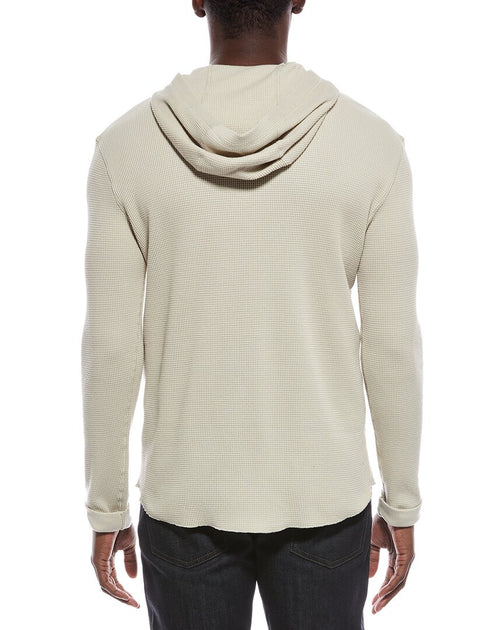 Vince Thermal Hoodie Beige Small 3