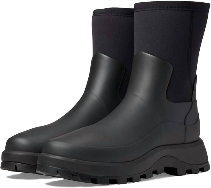 Hunter City Explorer Short Rain Boot Grey US 9 2