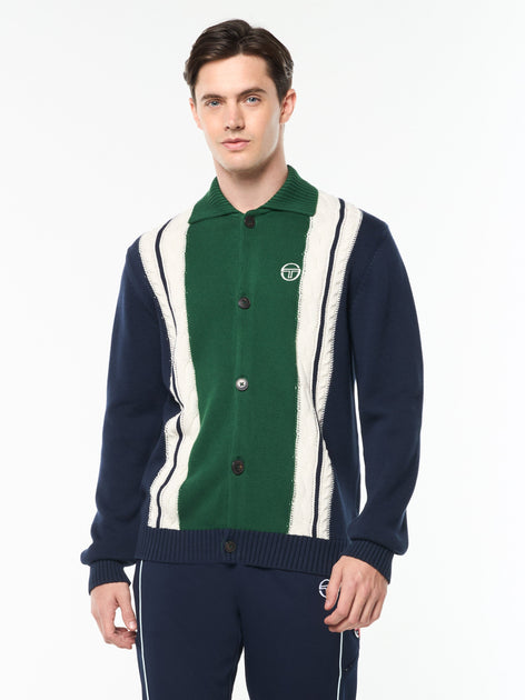 Sergio Tacchini Bruni Knit Cardigan Blue Small 2
