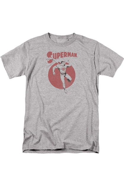 T-shirt Gildan Superman Vintage Sphere Gris XXL 2