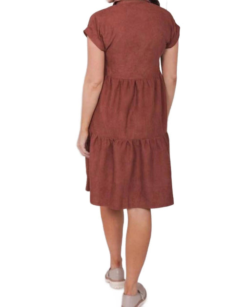 Mikarose Emerson Dress Brown Small 4
