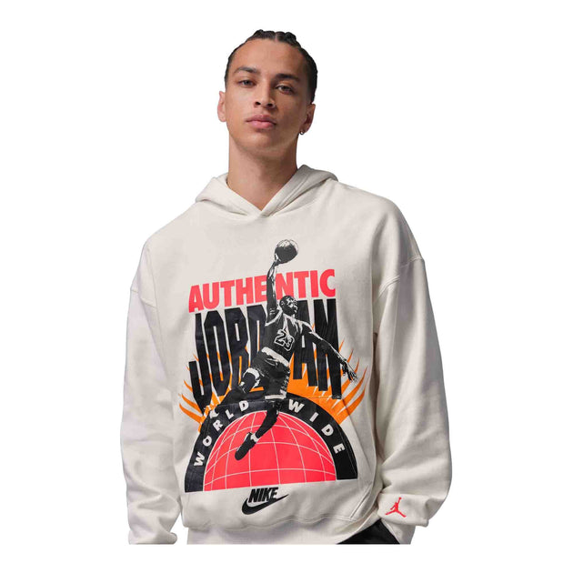 Jordan Brooklyn Fleece Pullover Hoodie White XXL 2