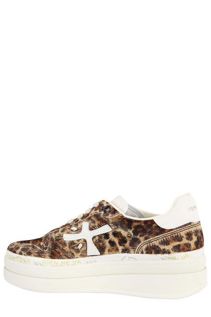 Premiata Low-Top Pony Skin Sneakers Brown US 9 4