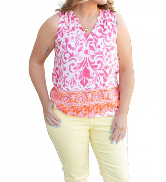 Charlie B Sleeveless Top Multi XSmall 2