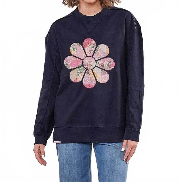 Simply Southern Katarina Pullover Blue XSmall 3