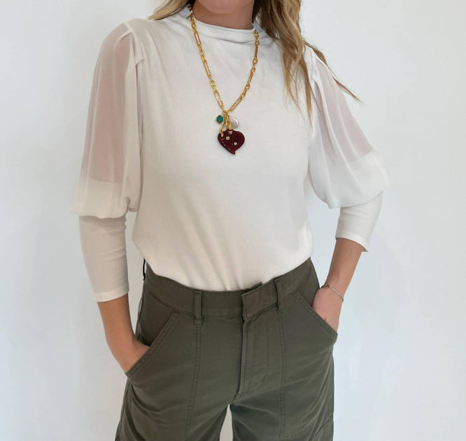 Melissa Nepton Melody Top Beige Medium 2