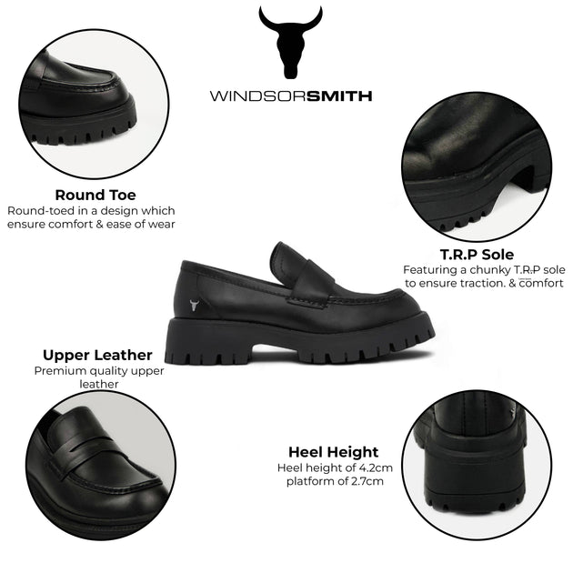 Windsorsmith True Loafers Black EU 40 3
