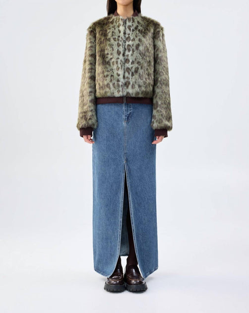 Unreal Fur Foliage Jacket Grey XSmall 2