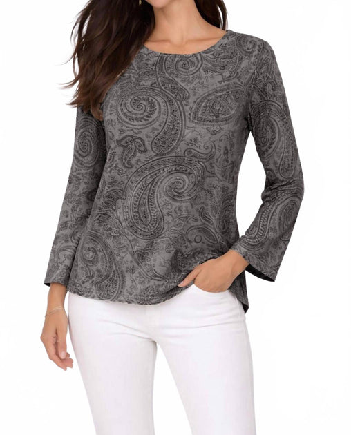 J'Envie Eli Marrakesh Paisley Top Multi XL 2