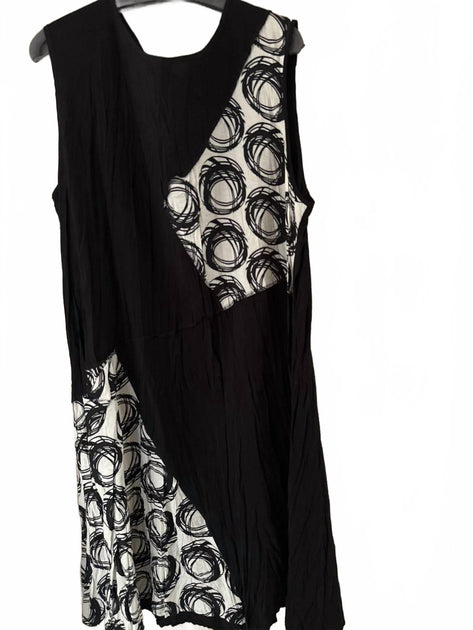 Dolma Cirque Noir Shift Dress Black Small 3
