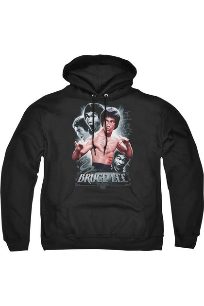 Gildan Bruce Lee Inner Fury Hoodie Black Medium 2