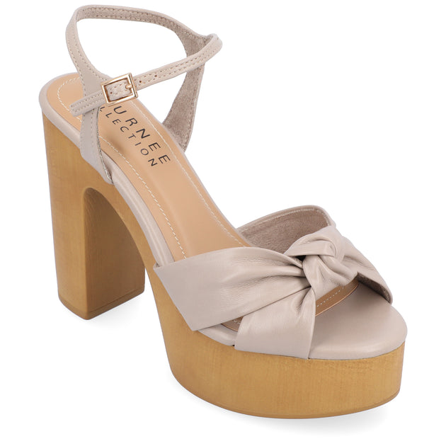 Journee Collection Lorrica Sandals Beige US 12 2